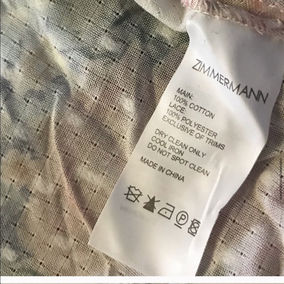 Nwot Zimmermann Bowie cotton lace dress - Picture 8 of 12